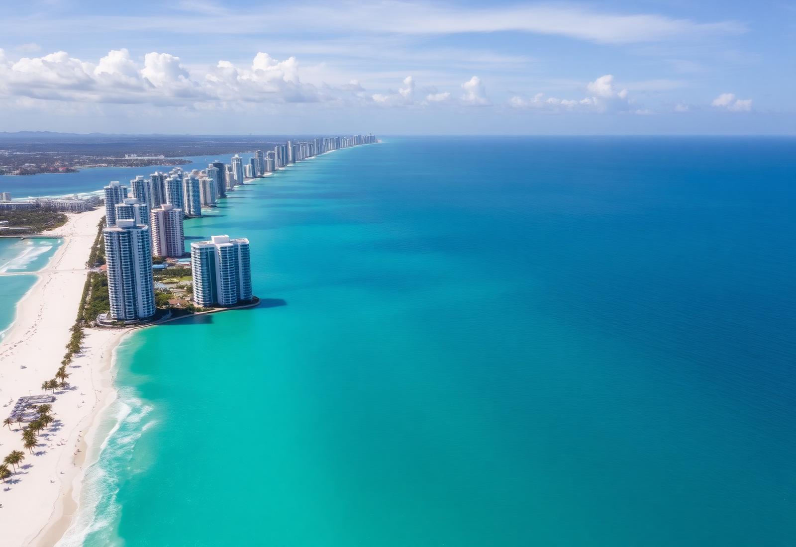 Downtown Miami bayfront skyline