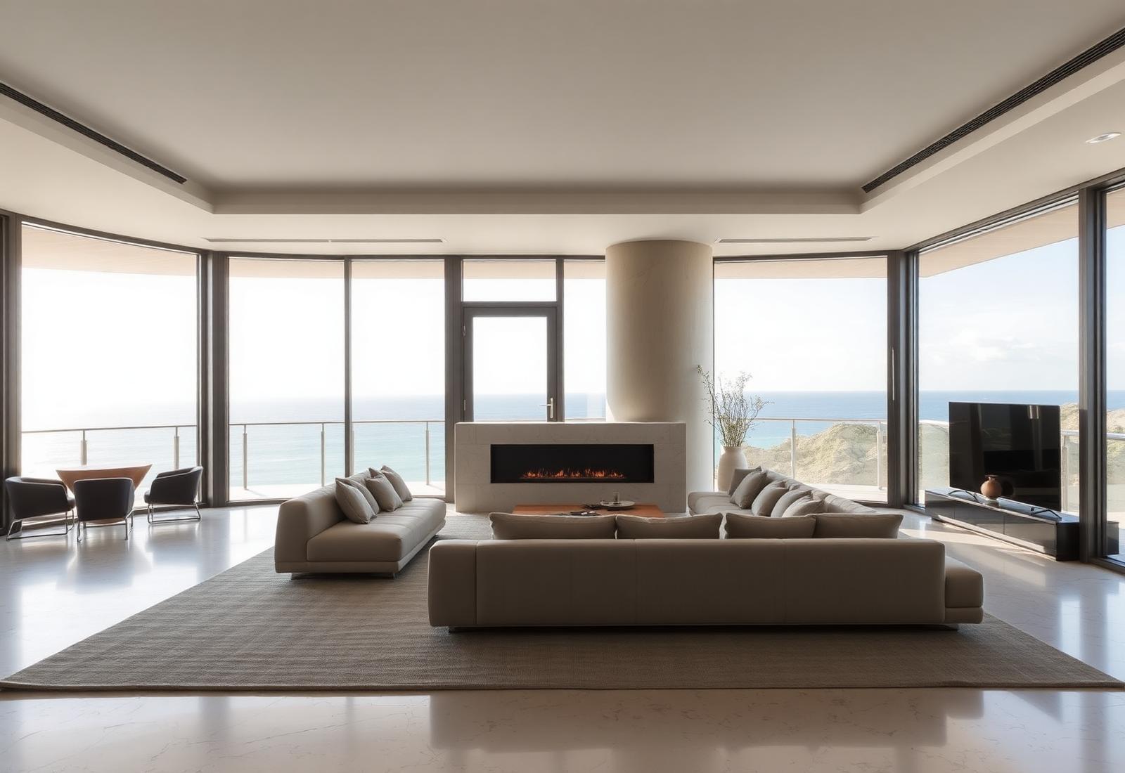 The Elser residence interior in Downtown Miami